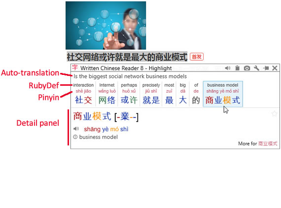 Point and let HighlightScan help you learn Chinese